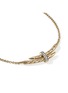 - JOHN HARDY - Spear 14K Gold Diamond Pave Rolo Chain Station Necklace — Size 16-18