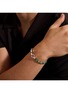  - JOHN HARDY - Heishi Sterling Silver Malachite Green Quartz Aventurine Chrysoprase Emerald Beaded Bracelet — Size UM