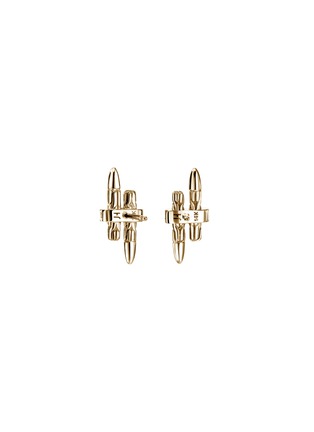 细节 - 点击放大 - JOHN HARDY - Spear 14K Gold Diamond Pave Stud Earrings