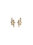 细节 - 点击放大 - JOHN HARDY - Spear 14K Gold Diamond Pave Stud Earrings