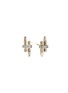 首图 - 点击放大 - JOHN HARDY - Spear 14K Gold Diamond Pave Stud Earrings