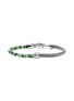 细节 - 点击放大 - JOHN HARDY - Heishi Sterling Silver Malachite Green Quartz Aventurine Chrysoprase Emerald Beaded Bracelet — Size US