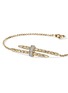 细节 - 点击放大 - JOHN HARDY - Spear 14K Gold Diamond Pave Rolo Chain Station Bracelet — Size US