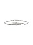 首图 - 点击放大 - JOHN HARDY - Spear Sterling Silver Diamond Pave Rolo Chain Station Bracelet — Size US