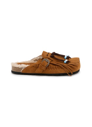 首图 - 点击放大 - TAJI SHOES - Caribe Suede Clogs