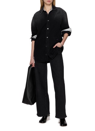 模特儿示范图 - 点击放大 - MM6 MAISON MARGIELA - 渐变牛仔衬衫