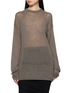 首图 - 点击放大 - RICK OWENS - Long Sleeve Temple Of Love Sheer Knit Top