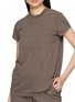  - RICK OWENS - Short Sleeve Panelled Mock Neck Top