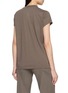 背面 - 点击放大 - RICK OWENS - Short Sleeve Panelled Mock Neck Top
