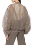 背面 - 点击放大 - RICK OWENS - Sheer Gathered Sleeve Bomber Jacket