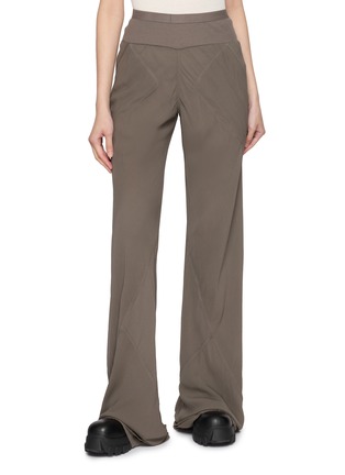 首图 - 点击放大 - RICK OWENS - Bias Ribbed Waistband Silk Pants
