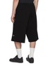 背面 - 点击放大 - BALENCIAGA - Crest Embroidered Cotton Fleece Sweatshorts