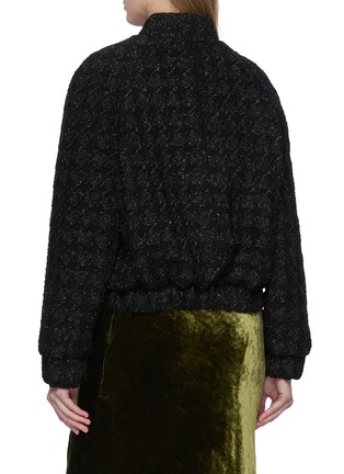 背面 - 点击放大 - THE LAURENT - Tweed Bomber Jacket