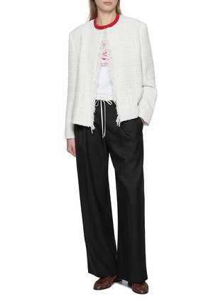 模特儿示范图 - 点击放大 - THE LAURENT - Tweed Jacket