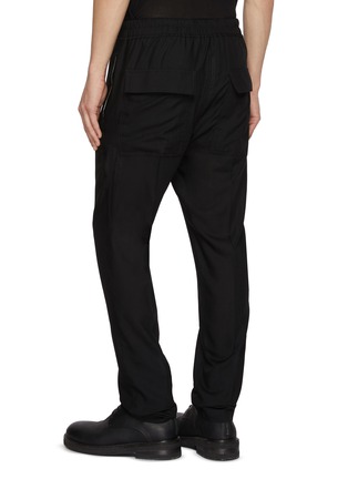 背面 - 点击放大 - RICK OWENS - 加长系带新羊毛长裤