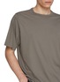  - RICK OWENS - Brad Back Seam Cotton T-Shirt