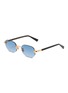 首图 - 点击放大 - GAST - Rimless Gradient Lenses Stainless Steel Sunglasses