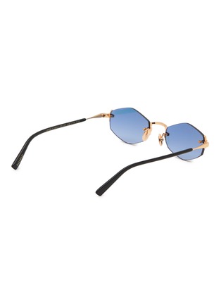 模特儿示范图 - 点击放大 - GAST - Rimless Stainless Steel Sunglasses