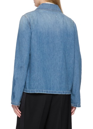 背面 - 点击放大 - MAISON MARGIELA - 做旧水洗工装牛仔夹克