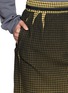  - MAISON MARGIELA - Degradé Chequered Wool Blend Pencil Skirt