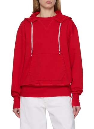 首图 - 点击放大 - MAISON MARGIELA - Drawstring Hood Cotton Sweatshirt