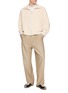 模特儿示范图 - 点击放大 - MAISON MARGIELA - Pleated Straight Leg Pants