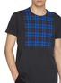  - MAISON MARGIELA - Checkered Print Cotton T-shirt