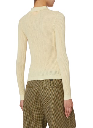 背面 - 点击放大 - GUEST IN RESIDENCE - 华夫格羊绒针织衫