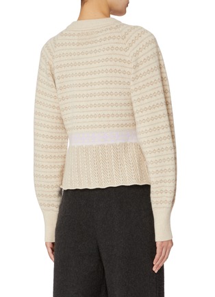 背面 - 点击放大 - GUEST IN RESIDENCE - 费尔岛花纹针织开衫