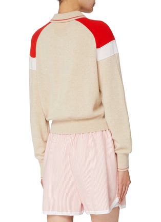 背面 - 点击放大 - GUEST IN RESIDENCE - ALPINE 撞色羊绒 POLO 衫