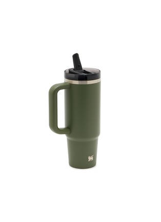 细节 –点击放大 - STANLEY - The Quencher ProTour Flip Straw Lid Tumbler 30oz — Dried Pine VRT