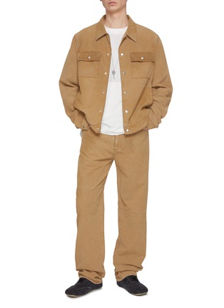 模特儿示范图 - 点击放大 - MM6 MAISON MARGIELA - 口袋饰牛仔夹克