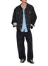 模特儿示范图 - 点击放大 - BEAUTIFUL PEOPLE - Double End Contrast Stitch Selvedge Denim Jacket