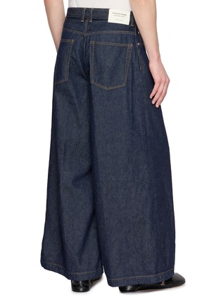 背面 - 点击放大 - BEAUTIFUL PEOPLE - Medium Washed Wide Leg One Tuck Jeans