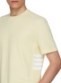  - THOM BROWNE - Short Sleeve Side 4-Bar Cotton Piqué T-Shirt