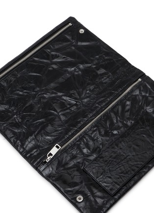  - MM6 MAISON MARGIELA - Numeric Creased Leather Clutch