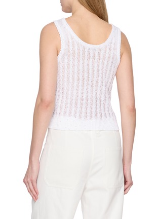 背面 - 点击放大 - BRUNELLO CUCINELLI - Crewneck Sequin Knit Vest