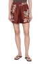 首图 - 点击放大 - BRUNELLO CUCINELLI - Floral Print Elasticated Waistband Shorts