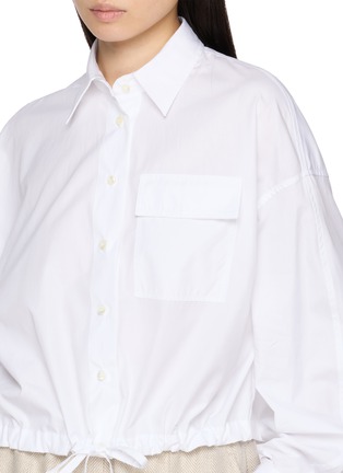  - BRUNELLO CUCINELLI - 抽绳下摆衬衫