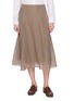 首图 - 点击放大 - BRUNELLO CUCINELLI - Pleated Silk Chiffon Midi Skirt