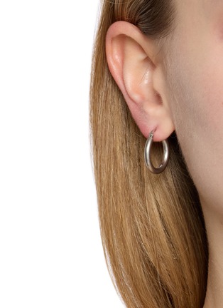 正面 -点击放大 - MM6 MAISON MARGIELA - 钥匙金属耳环