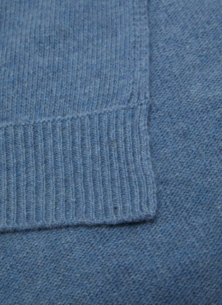 细节 - 点击放大 - MM6 MAISON MARGIELA - LOGO 饰针织围巾