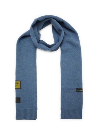 模特儿示范图 - 点击放大 - MM6 MAISON MARGIELA - LOGO 饰针织围巾