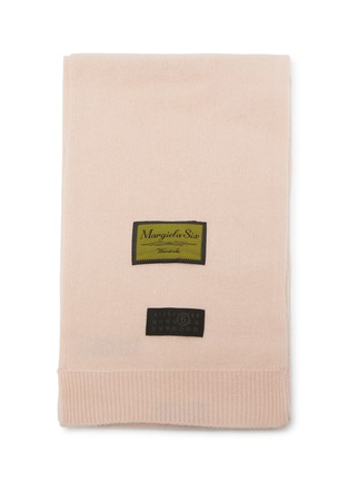 细节 - 点击放大 - MM6 MAISON MARGIELA - LOGO 饰针织帽