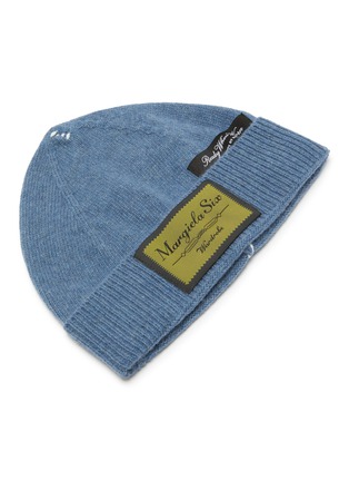 细节 - 点击放大 - MM6 MAISON MARGIELA - LOGO 饰针织围巾