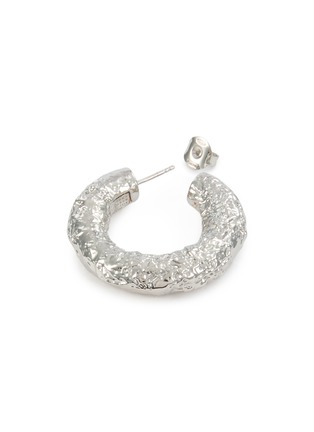 细节 - 点击放大 - MM6 MAISON MARGIELA - 褶皱金属耳环