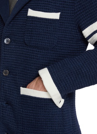  - THOM BROWNE - 四重条纹针织夹克