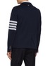 背面 - 点击放大 - THOM BROWNE - 4 Bar Single Breasted Cotton Blazer