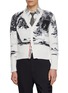 首图 - 点击放大 - THOM BROWNE - Hector Courtyard Toile Intarsia Cashmere Cardigan