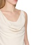  - BRUNELLO CUCINELLI - Sleeveless Draped V-Neck Viscose Top